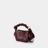Sac À Main Bou Mini - Ganni - Synthétique - Bordeaux