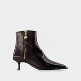 Bottines Ana - Ganni - Synthétique - Marron