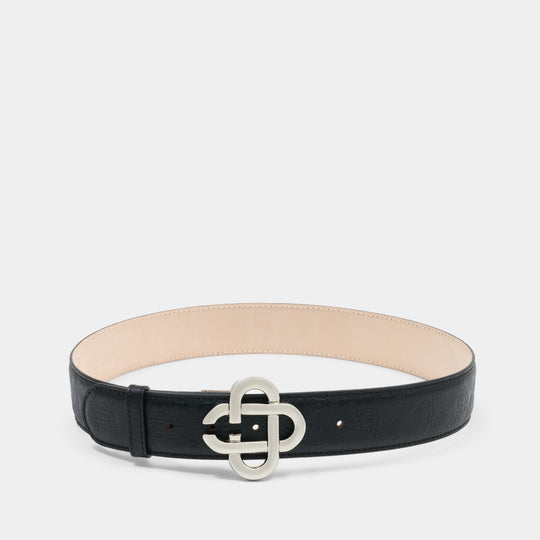 Ceinture Monogram CC - Casablanca - Cuir - Noir