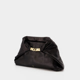 Sac À Main Dinner At 8 Medium - Balmain - Cuir - Noir