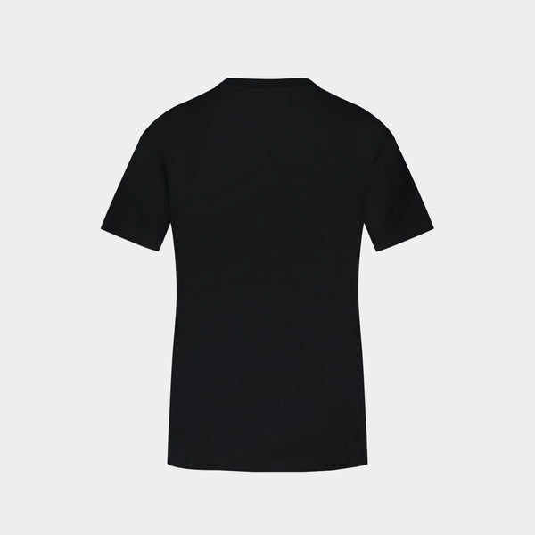 T-Shirt Boxy - Coperni - Coton - Noir