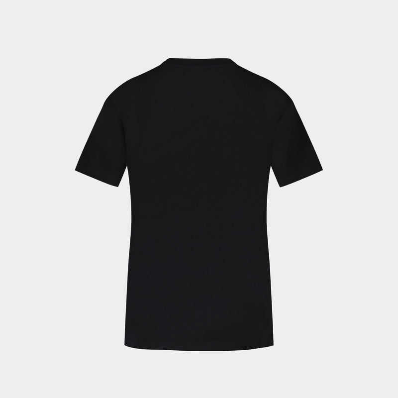 T-Shirt Boxy - Coperni - Coton - Noir