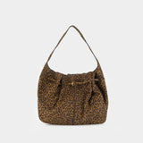 Sac Porté Épaule Tresor - Rouje - Cuir - Léopard