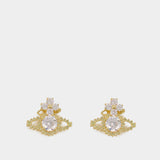 Boucles D'oreilles Valentina Orb - Vivienne Westwood - Métal - Doré