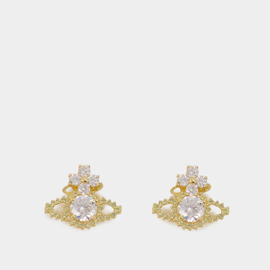 Boucles D'oreilles Valentina Orb - Vivienne Westwood - Métal - Doré
