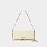 Sac Rock en Cuir blanc