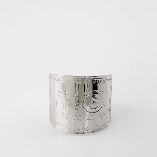 Bracelet Stickers - MM6 Maison Margiela - Métal - Argenté