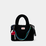 Sac À Main Apple - Charles Jeffrey Loverboy - Coton - Noir