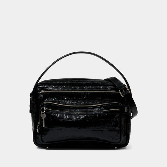 Sac Porté Épaule Camero Camera - Acne Studios - Cuir - Noir