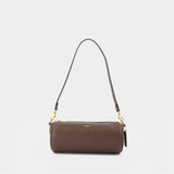 Sac Porté Épaule Natural Barrel - Coach - Cuir - Marron
