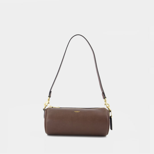 Sac Porté Épaule Natural Barrel - Coach - Cuir - Marron