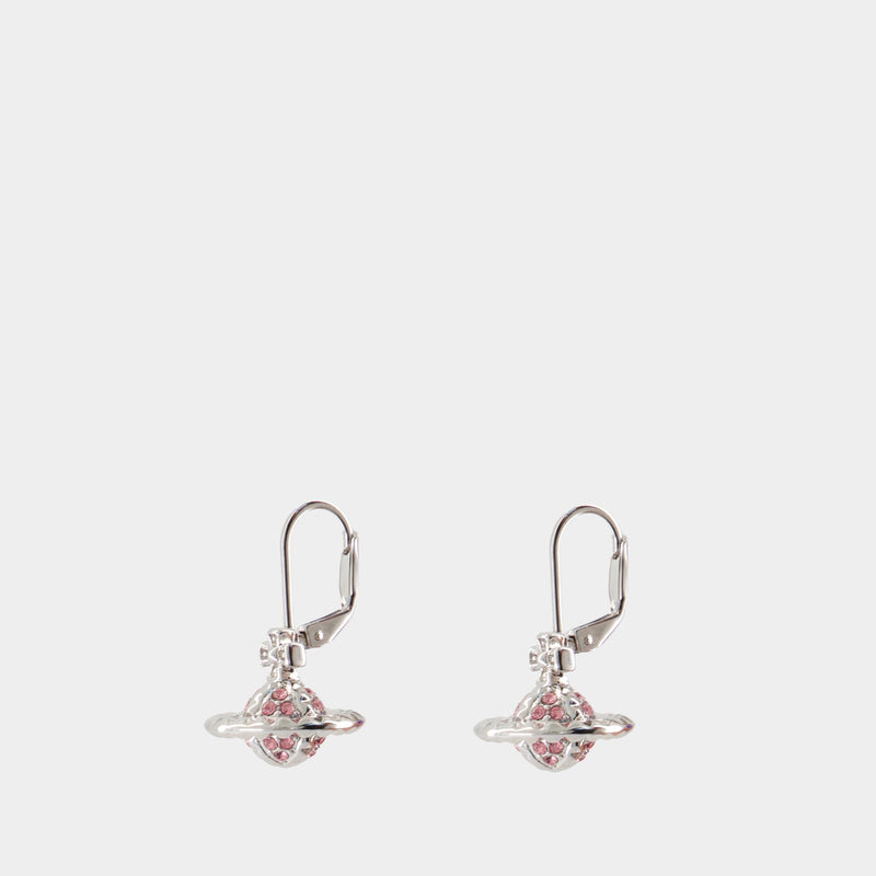 Boucles D'oreilles Small Orb - Vivienne Westwood - Métal - Argenté