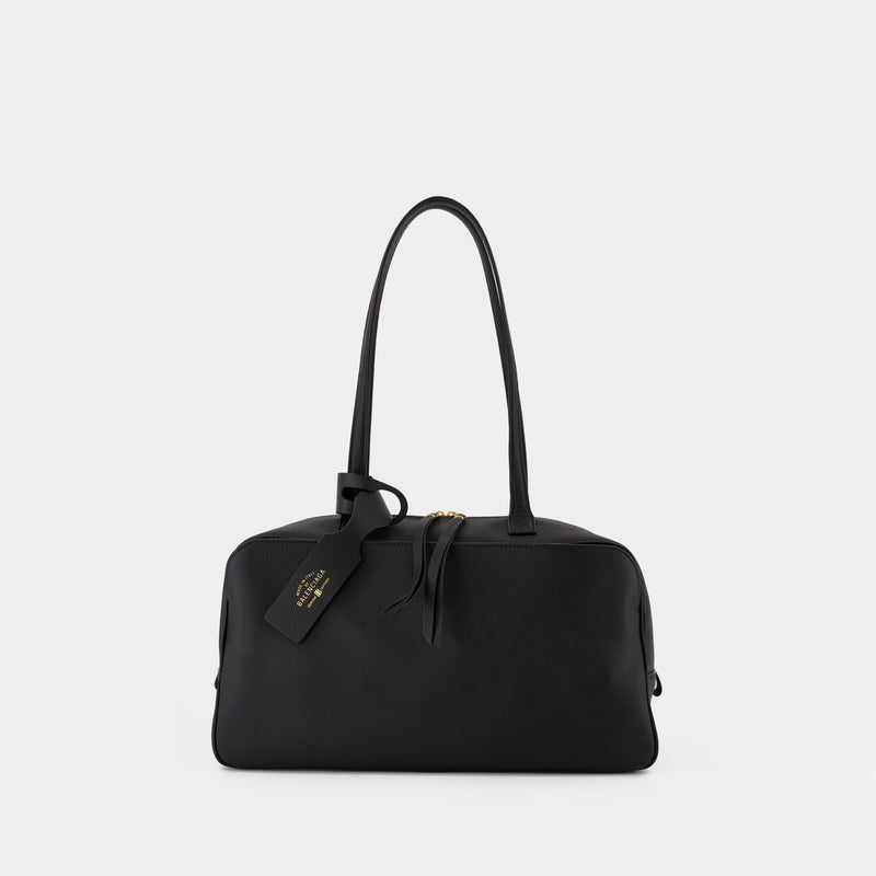 Sac Porté Épaule Holdall Bow Medium - Balenciaga - Cuir - Noir