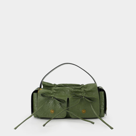 Sac À Main Multipocket Small - Acne Studios - Cuir - Vert