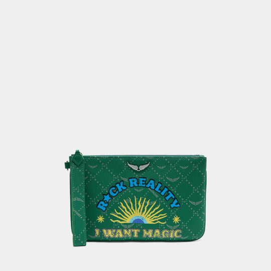 Pochette Z - Zadig & Voltaire - Synthétique - Vert