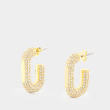 Boucles D'oreilles - Rabanne - Métal - Doré