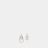 Boucles D'oreilles Closure - MM6 Maison Margiela - Métal - Argenté