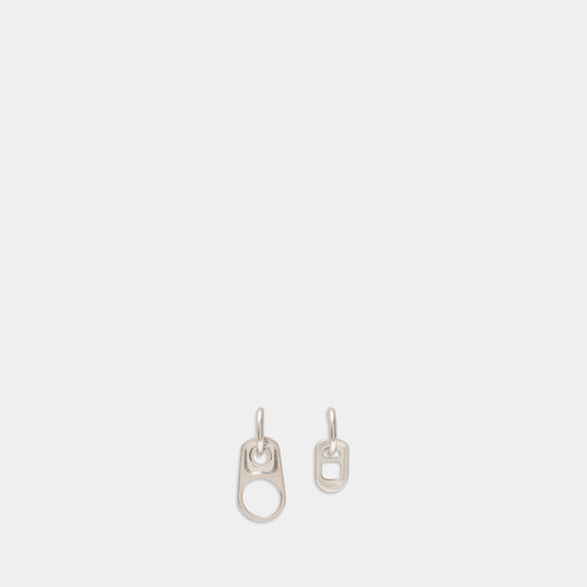 Boucles D'oreilles Closure - MM6 Maison Margiela - Métal - Argenté