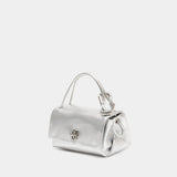 Sac The Mini Dual Top Handle - Marc Jacobs - Cuir - Argenté