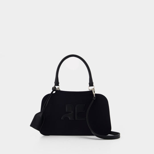 Sac À Main Small Shadow - Courreges - Coton - Noir