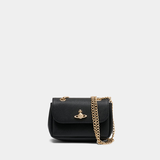 Sac À Main Small Chain - Vivienne Westwood - Cuir - Noir