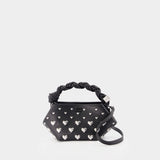 Sac À Main Bou Mini Hearts - Ganni - Synthétique - Noir