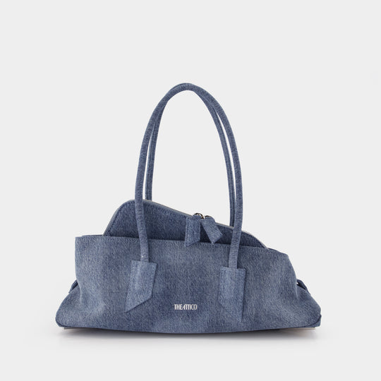 Sac la Passeggiata Small Top Handle - The Attico - Coton - Bleu