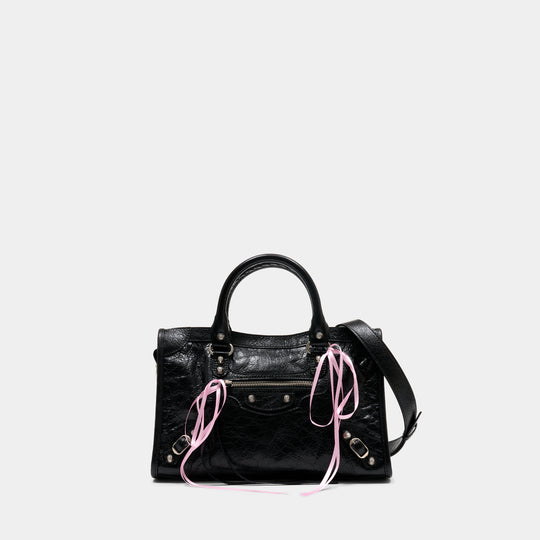 Sac À Main Le City - Balenciaga - Cuir - Rose