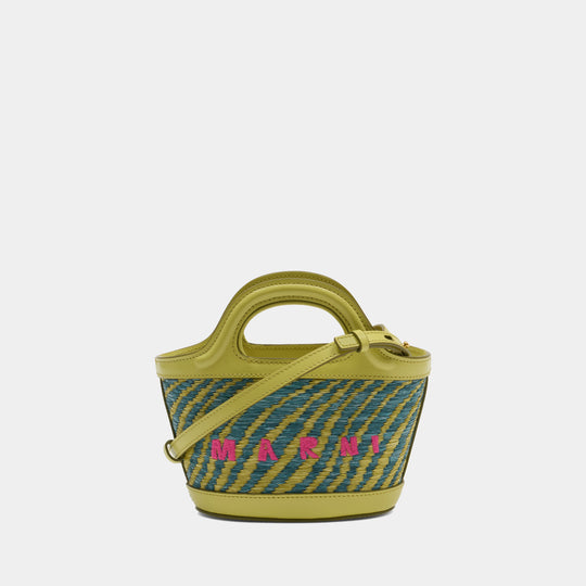 Sac À Main Tropicalia Micro - Marni - Nylon - Vert
