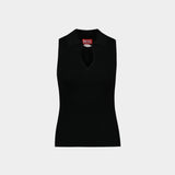 Top M-Lilita - DIESEL - Soie - Noir