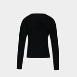 T-Shirt Ls Hebo - Vivienne Westwood - Coton - Noir