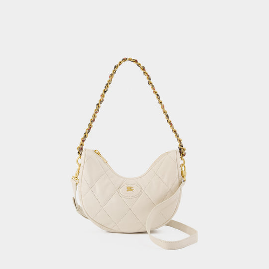 Sac Porté Épaule Ll Horseshoe Chain - Burberry - Cuir - Blanc
