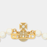 Collier Kitty Pearl - Vivienne Westwood - Métal - Doré