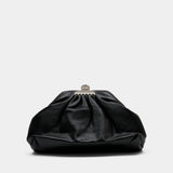 Pochette The Claw Clip - Marc Jacobs - Cuir - Noir