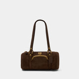 Sac À Main The Originals Kisslock Barrel  28 - Coach - Cuir - Marron
