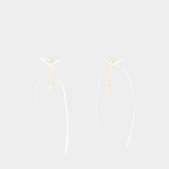 Boucles D'oreilles Victorian - Simone Rocha - Perles Synthétiques - Ivoire