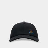 Casquette Baseball Uni - Vivienne Westwood - Coton - Noir