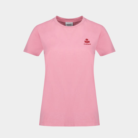T-Shirt Aby Gz - Isabel Marant - Coton - Rose