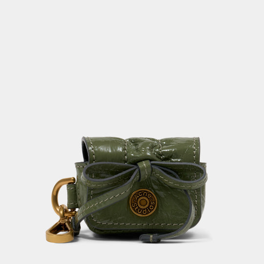 Sac À Main Multipocket Crinkled Patent - Acne Studios - Cuir - Vert