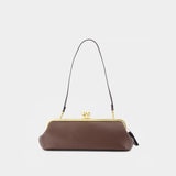 Sac Porté Épaule Kisslock Frame 30 - Coach - Cuir - Marron