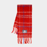 Écharpe 30x200 - Vivienne Westwood - Laine - Rouge
