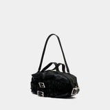 Sac Porté Épaule Biker Frill - Simone Rocha - Cuir - Noir