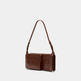 Sac Porté Épaule Flag-D X - DIESEL - Synthétique - Marron