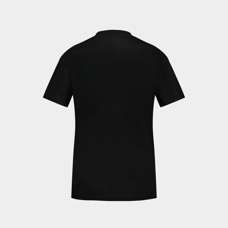T Shirt Shadow Of The Medusa - Versace - Coton - Noir