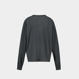 Sweatshirt Future Longsleeve Tiger - Ganni - Coton - Noir