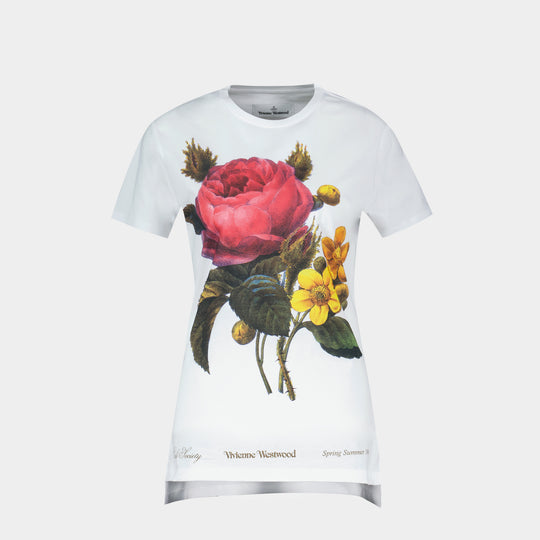T-Shirt Flower Peru' - Vivienne Westwood - Coton - Blanc