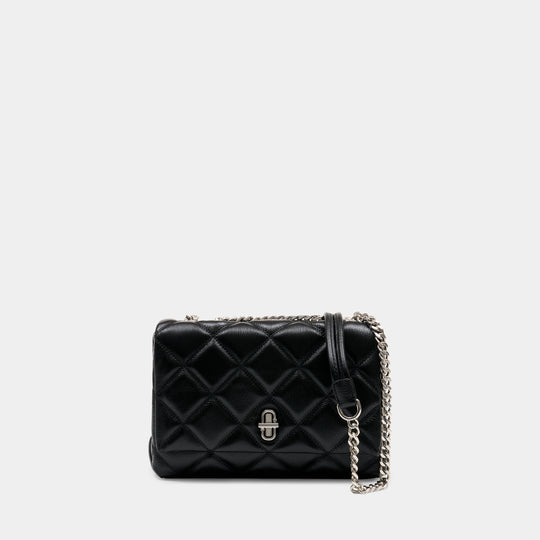 Sac Porté Épaule The Slim Dual Chain - Marc Jacobs - Cuir - Noir
