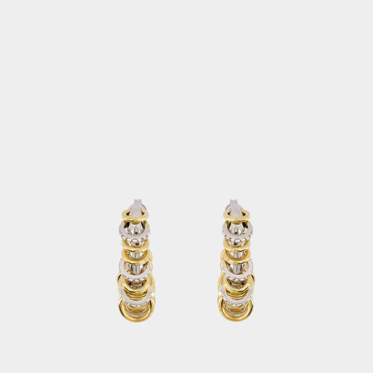 Boucles D'oreilles - Rabanne - Métal - Doré/Argenté