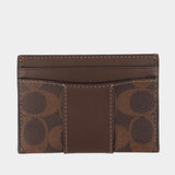 Porte-Carte Signature Essential - Coach - Toile - Marron