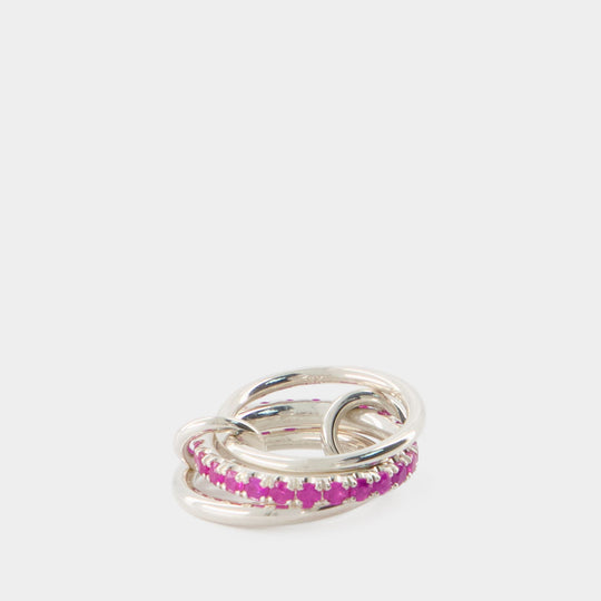 Bague Petunia - Spinelli Kilcollin - Argent - Rose